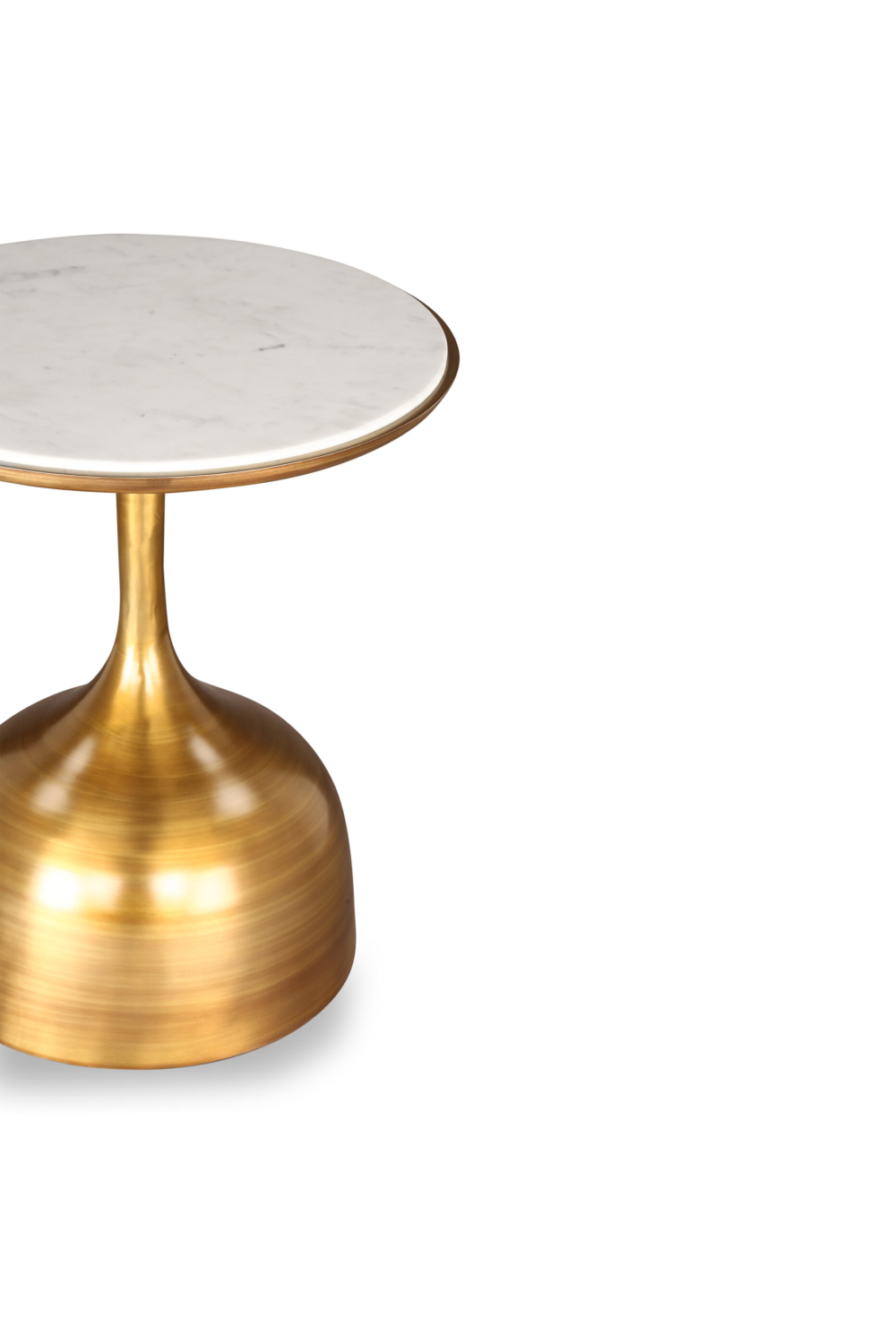 Gold Pedestal Side Table | Liang & Eimil Polka | OROA.com