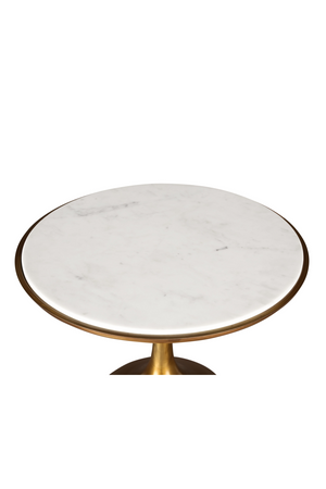 Gold Pedestal Side Table | Liang & Eimil Polka | OROA.com