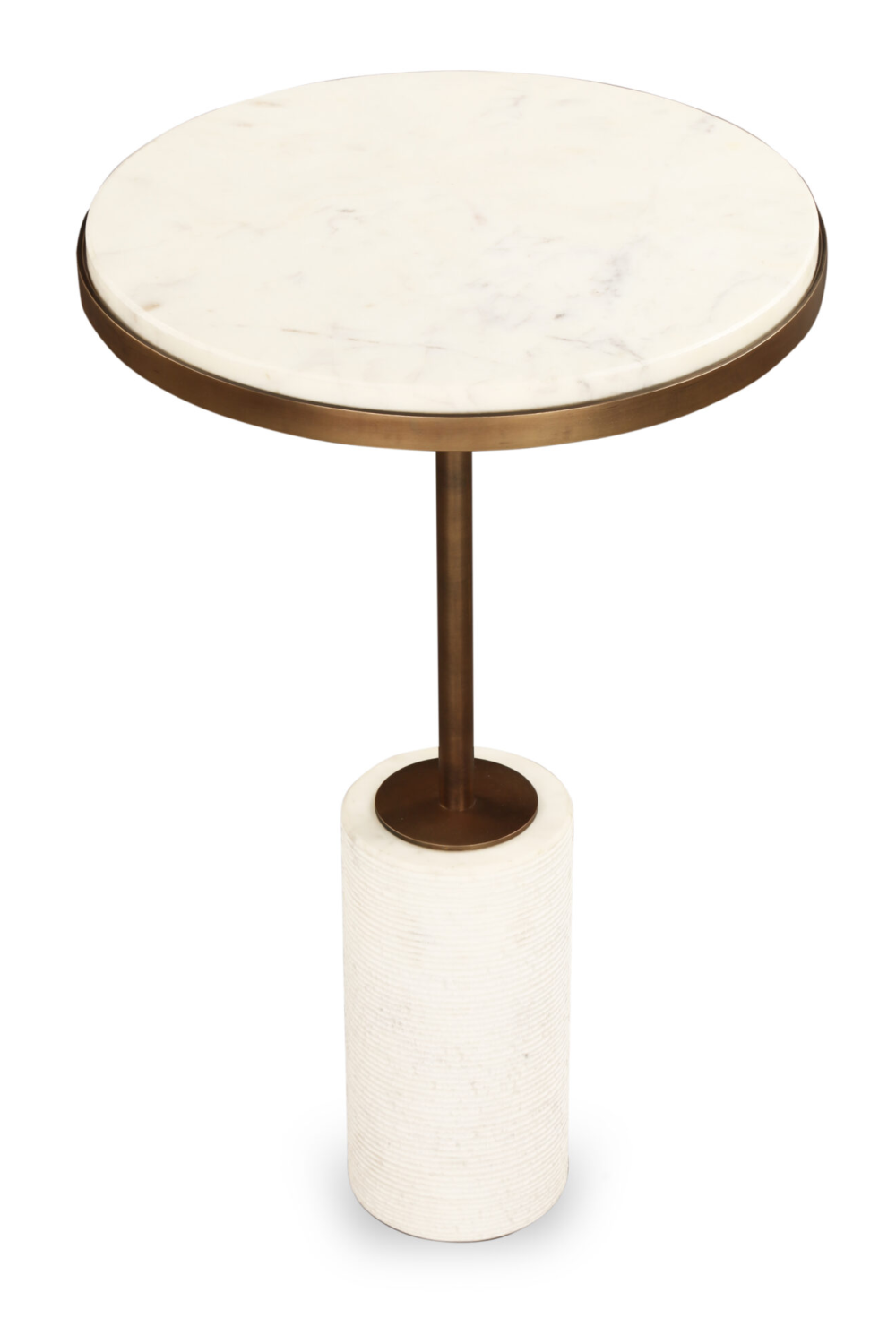 Marble Pedestal Nesting Side Tables (2) | Liang & Eimil Dolmec | OROA.com