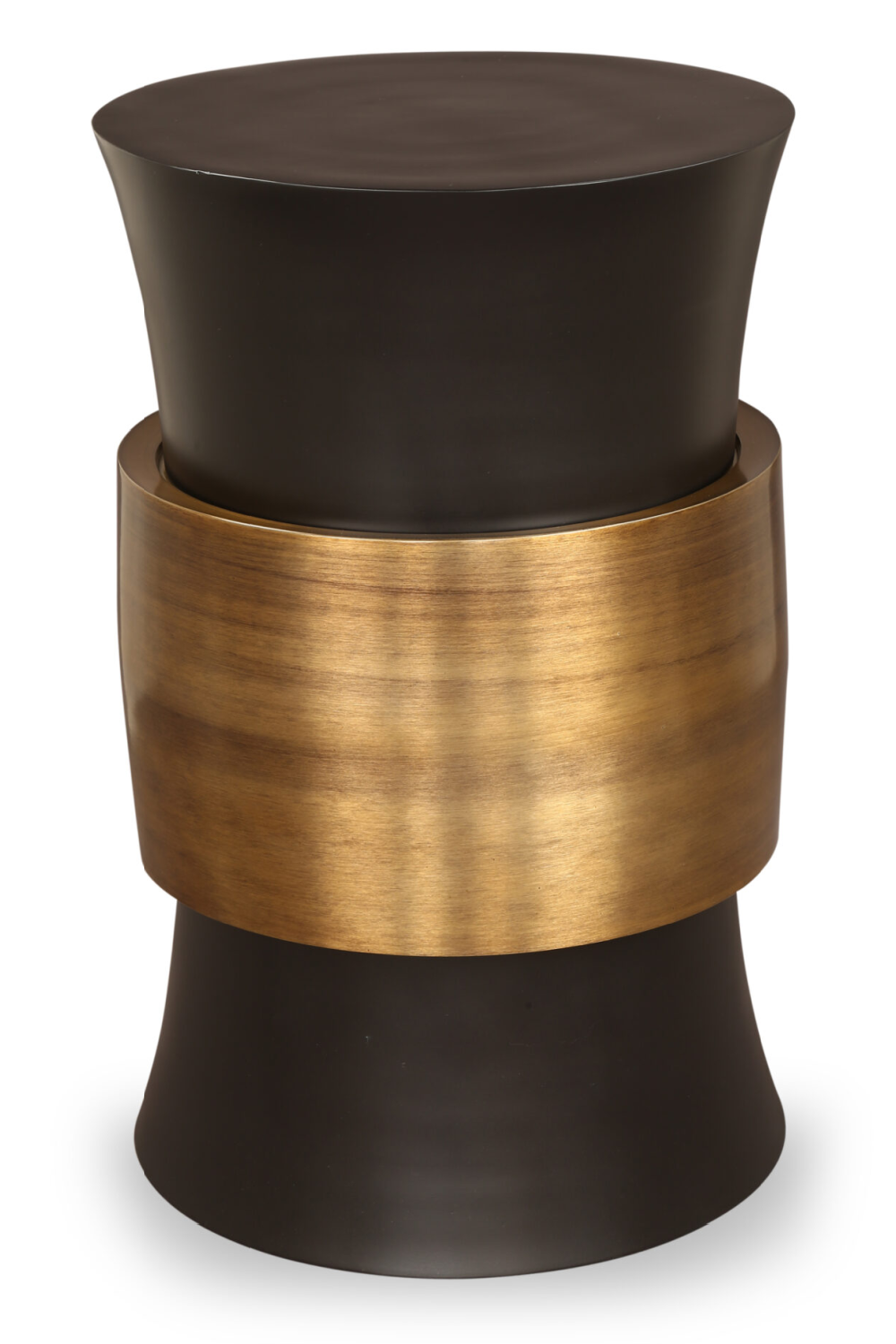 Dark Bronze Drum Side Table | Liang & Eimil Abasi | OROA.com