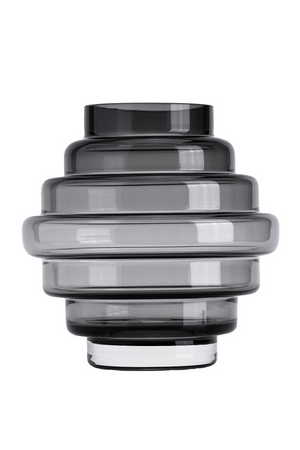 Sculptural Gray Glass Vase | Liang & Eimil Selba | Oroa.com