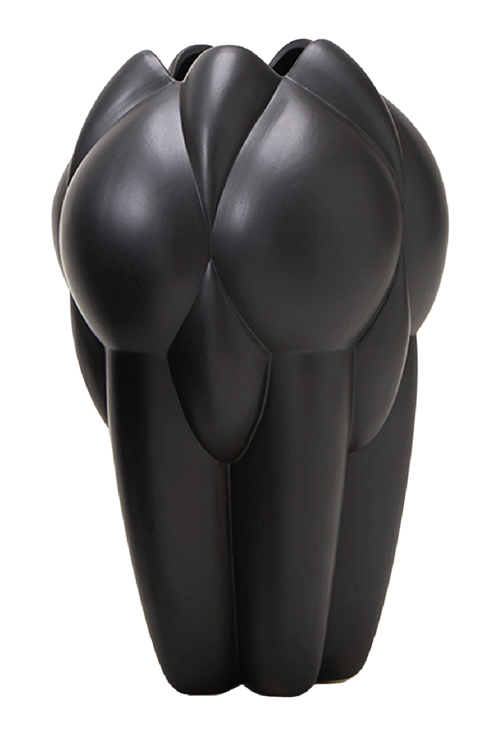 Black Ceramic Modern Vase | Liang & Eimil Lax | Oroa.com
