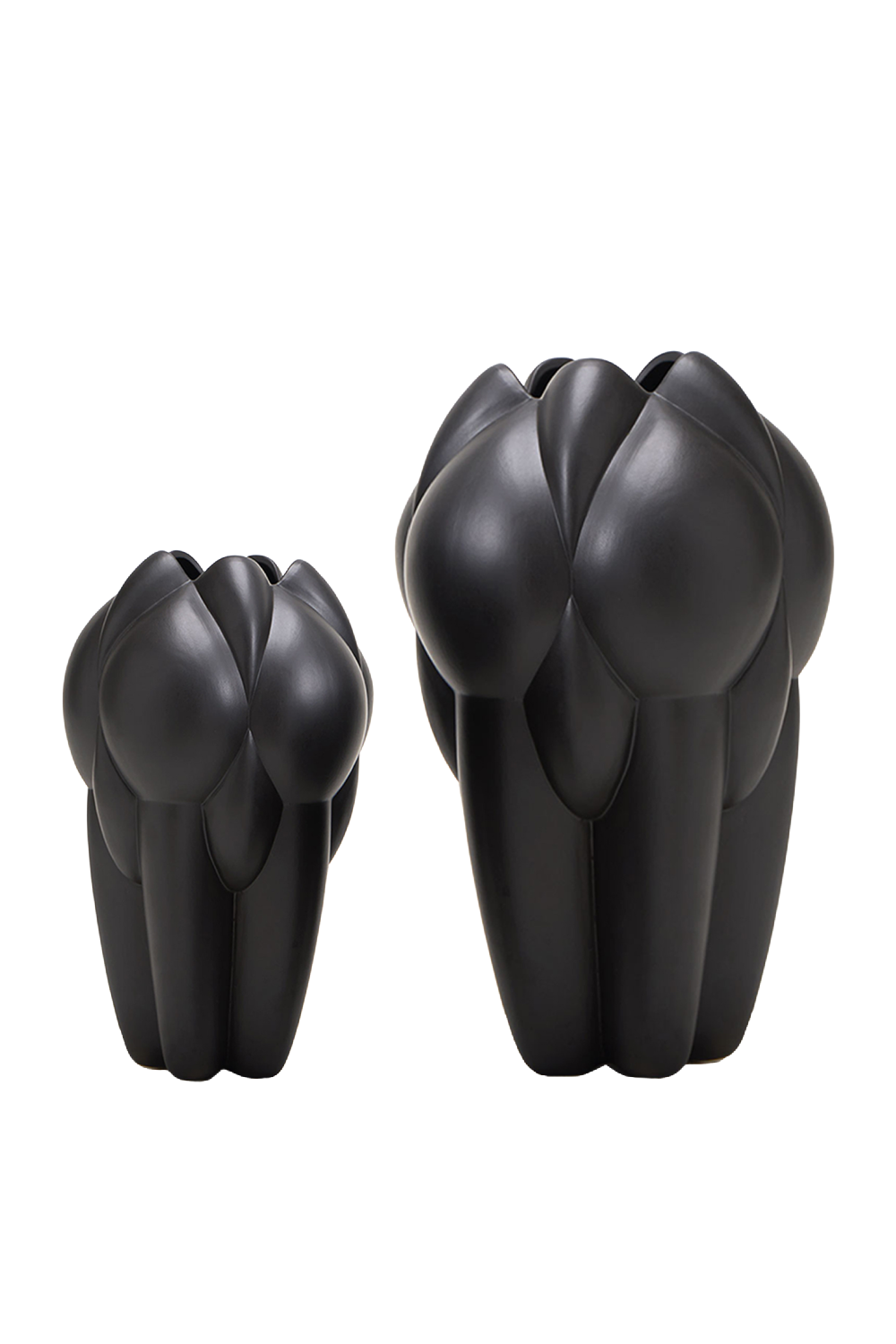 Black Ceramic Modern Vase | Liang & Eimil Lax | Oroa.com