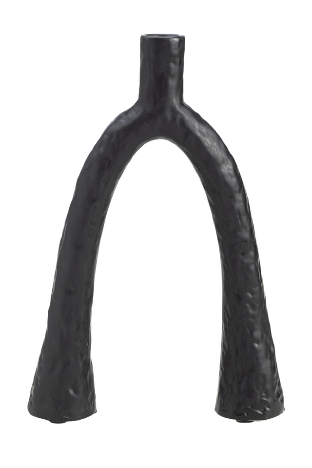 Black Ceramic Candle Holder | Liang & Eimil Zion | Oroa.com
