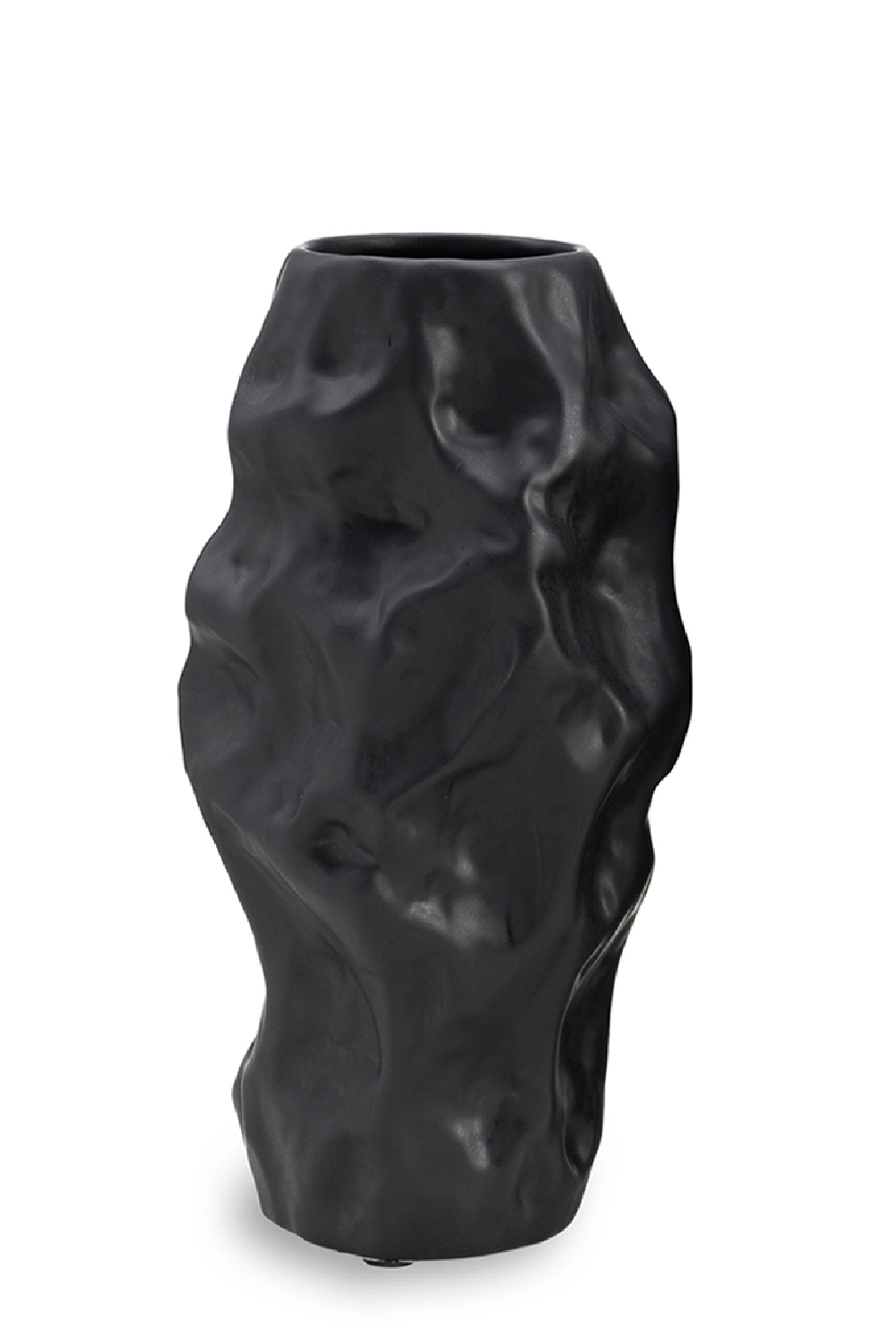 Black Ceramic Organic Vase | Liang & Eimil Adur | Oroa.com