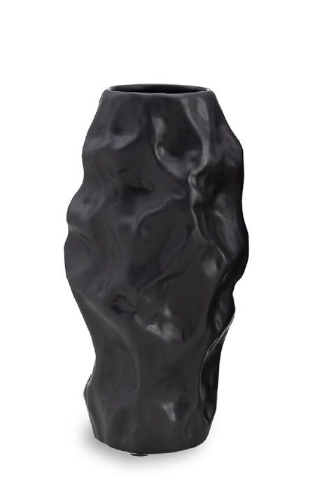Black Ceramic Organic Vase | Liang & Eimil Adur | Oroa.com