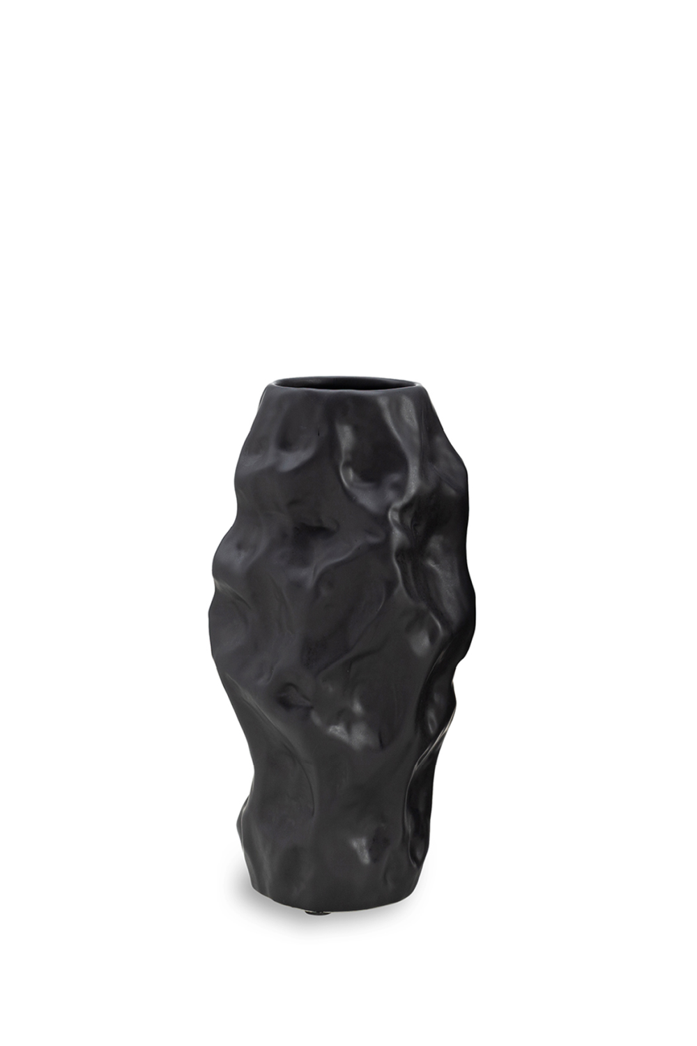 Black Ceramic Organic Vase | Liang & Eimil Adur | Oroa.com
