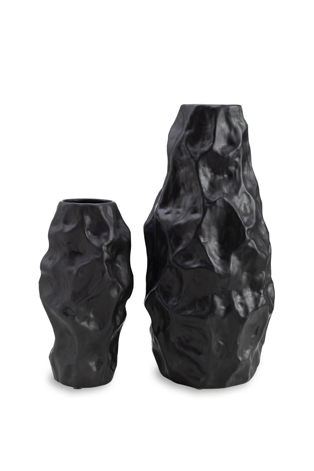 Black Ceramic Organic Vase | Liang & Eimil Adur | Oroa.com