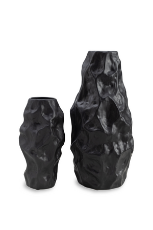 Black Ceramic Organic Vase | Liang & Eimil Adur | Oroa.com