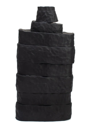 Black Ceramic Modern Vase | Liang & Eimil Girton | Oroa.com