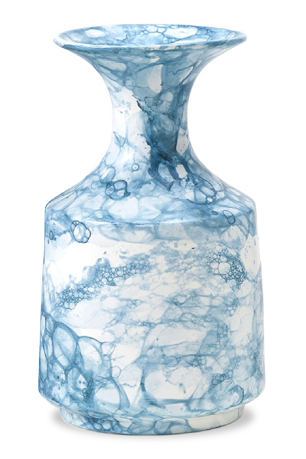 Blue Swirls Ceramic Vase | Liang & Eimil Serena | Oroa.com