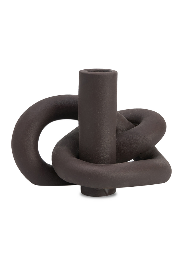 Tangled Brown Ceramic Candle Holder | Liang & Eimil Medusa | Oroa.com