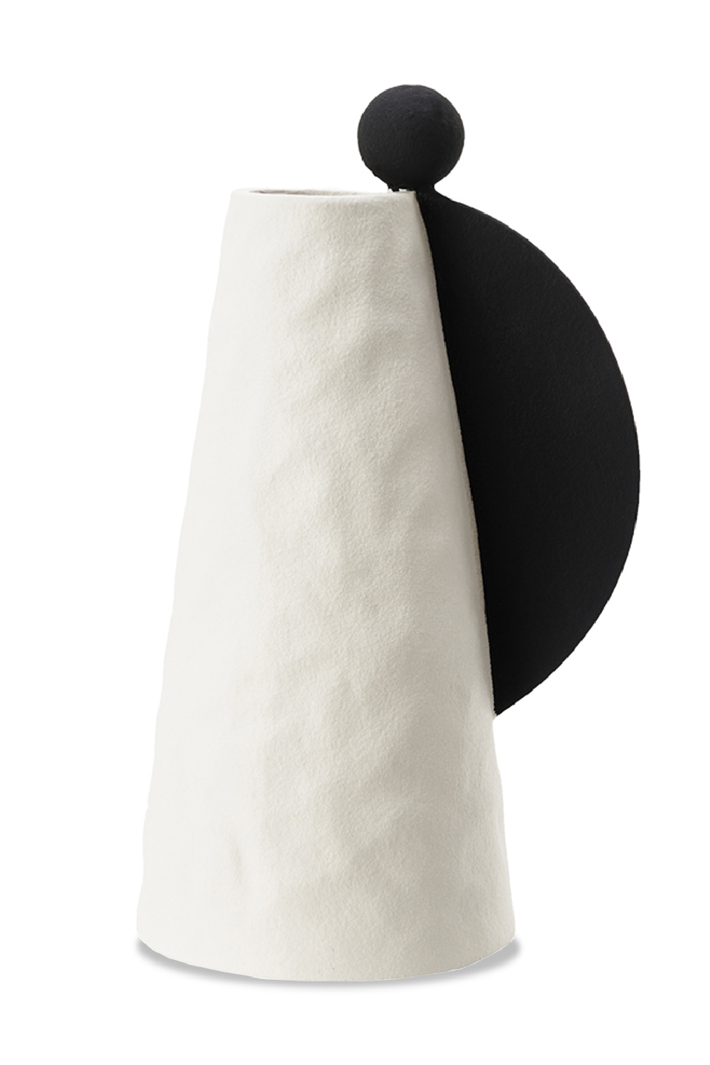 White Ceramic Conical Vase | Liang & Eimil Aionis | Oroa.com