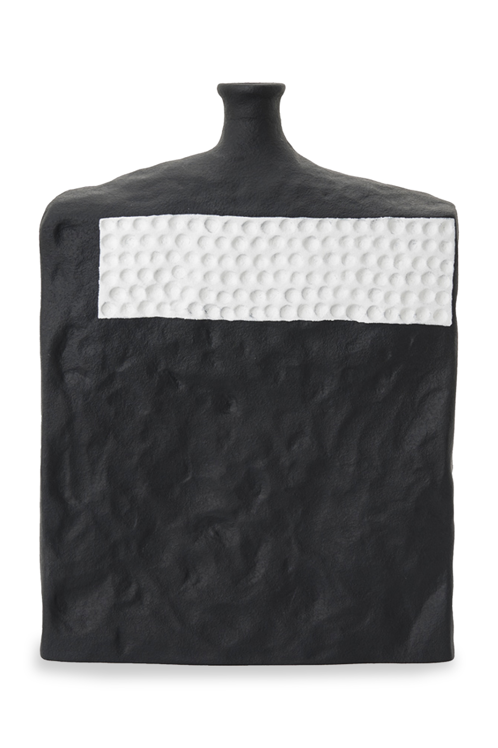 Black Textured Ceramic Vase | Liang & Eimil Lydros | Oroa.com