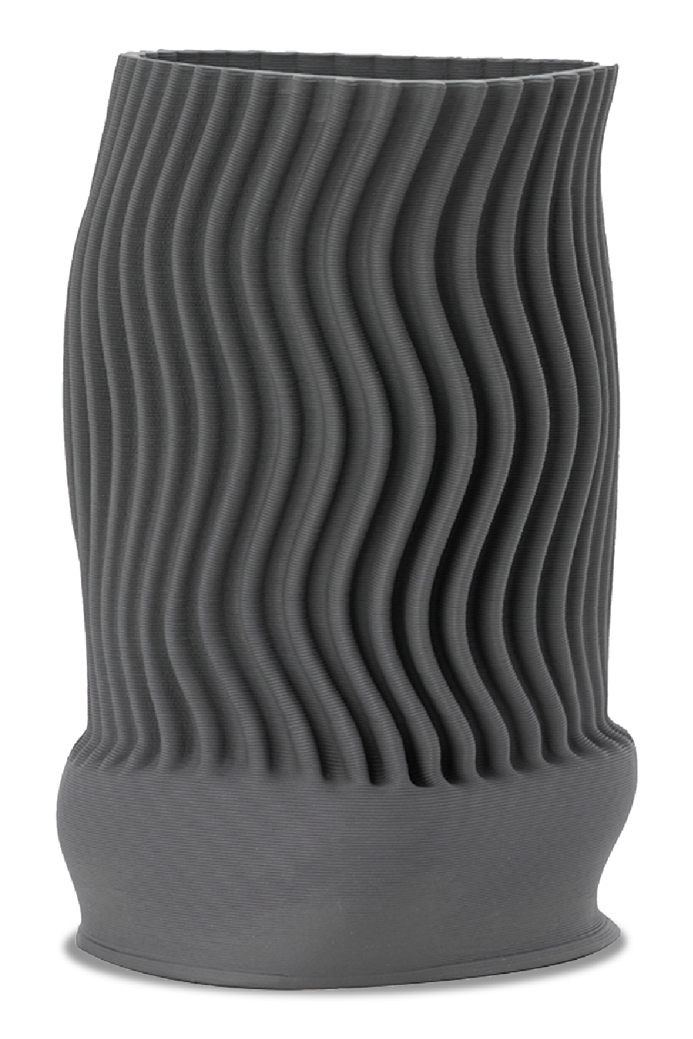 Gray Textured Ceramic Vase | Liang & Eimil Vradia | Oroa.com