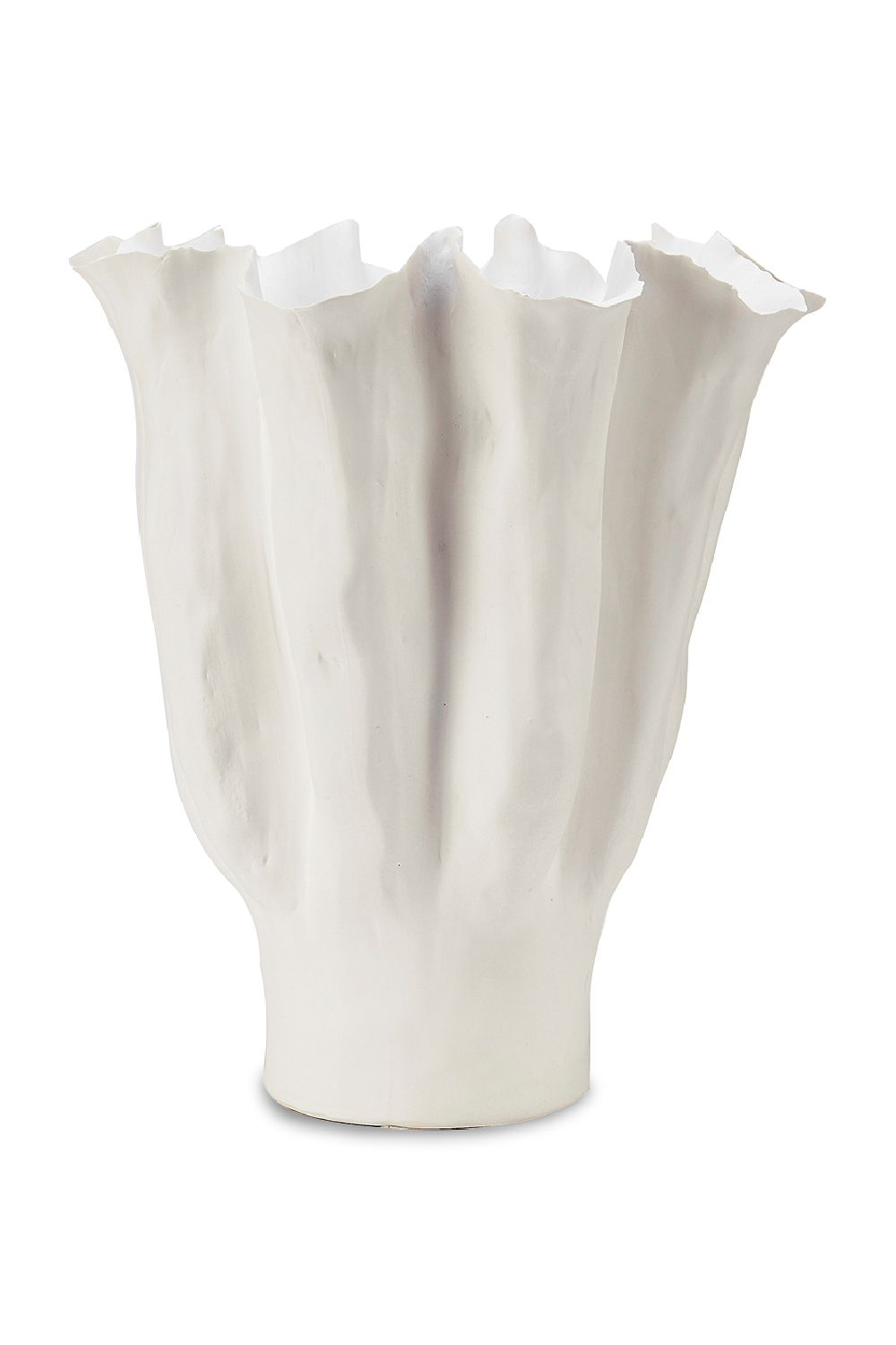 White Ceramic Sculptural Vase | Liang & Eimil Gianna | Oroa.com