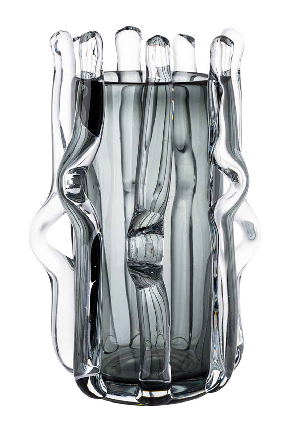 Gray Glass Vase L | Liang & Eimil Aura | Oroa.com