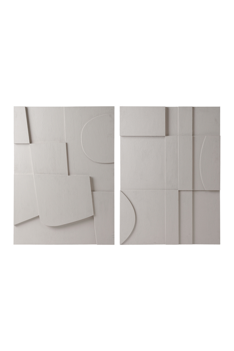 White Embossed Painting | Liang & Eimil Cottara I | Oroa.com