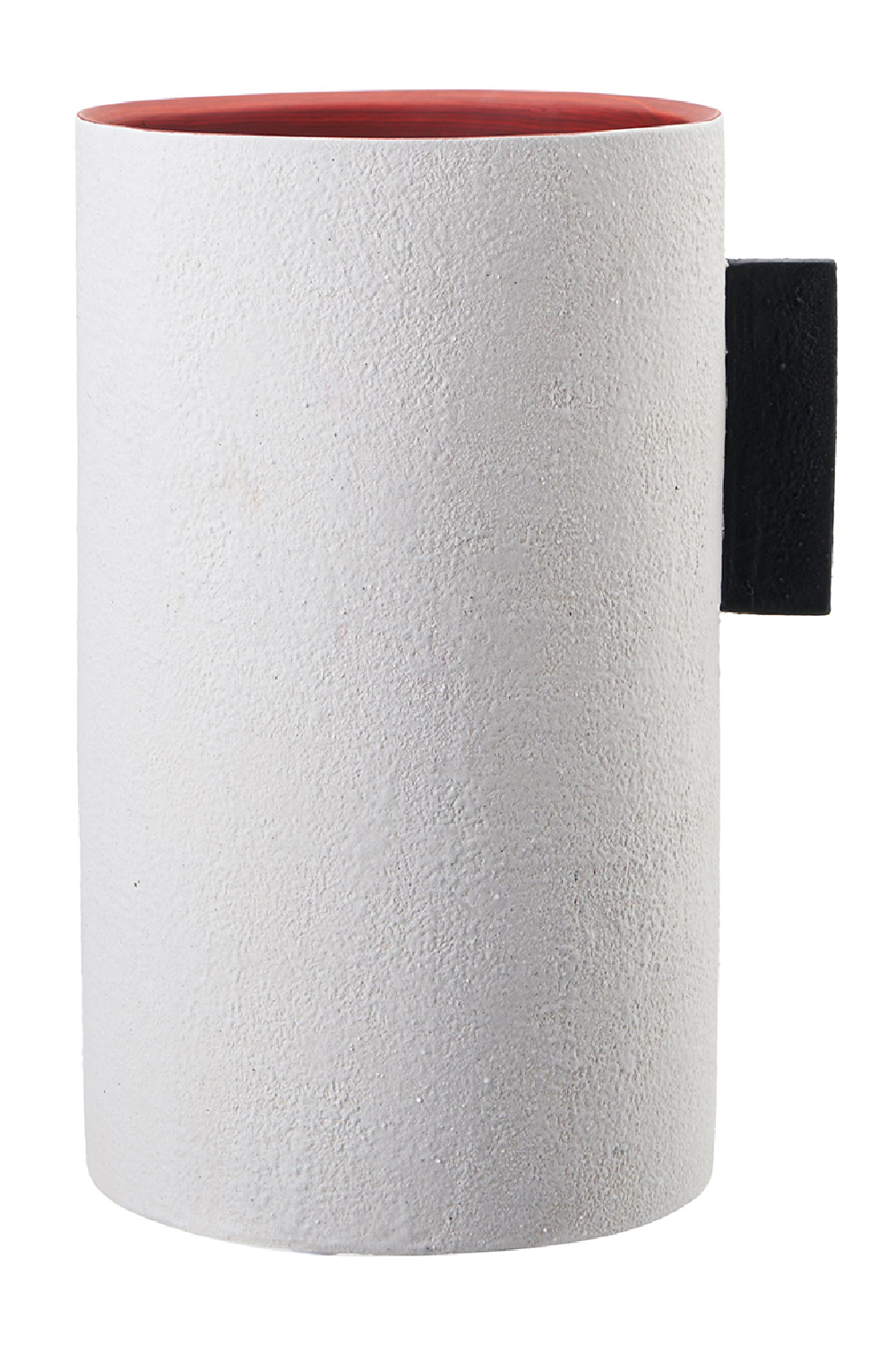 Cylindrical White Ceramic Vase | Liang & Eimil Santi II | Oroa.com