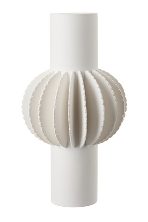 White Ceramic Petal Vase | Liang & Eimil Lara | Oroa.com