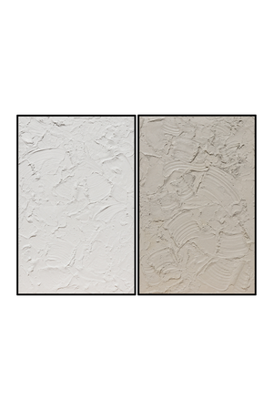 Textured Oil Painting Set (2) | Liang & Eimil Kaolin | Oroa.com