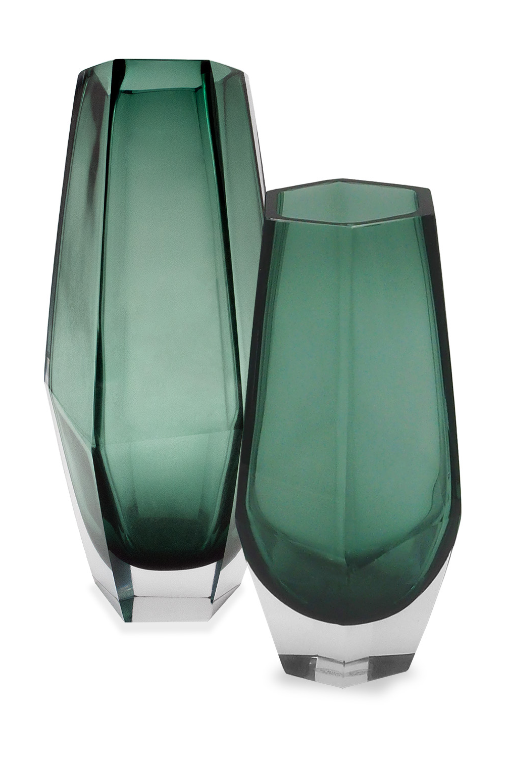Green Glass Modern Vase | Liang & Eimil Wiley | Oroa.com