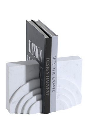 White Marble Book Ends | Liang & Eimil Eccleston | Oroa.com