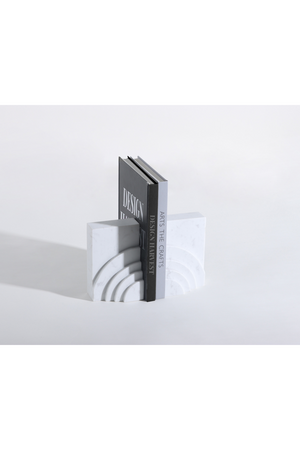 White Marble Book Ends | Liang & Eimil Eccleston | Oroa.com