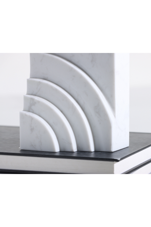 White Marble Book Ends | Liang & Eimil Eccleston | Oroa.com