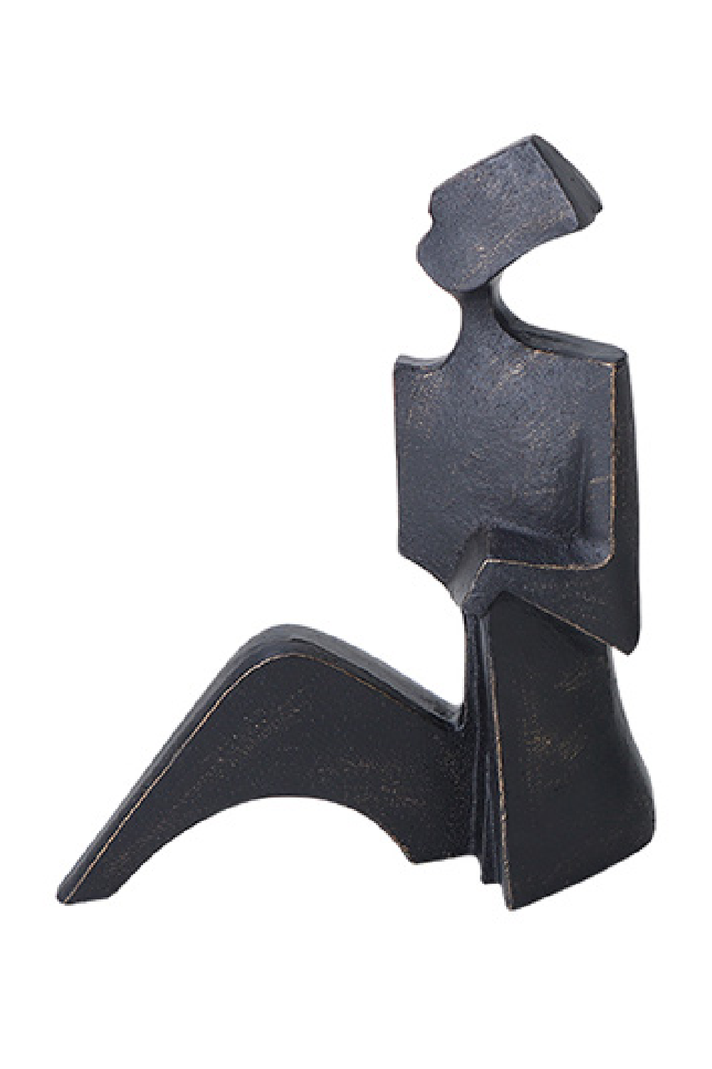 Black Modern Figurine | Liang & Eimil Isla Sitting Lady | Oroa.com