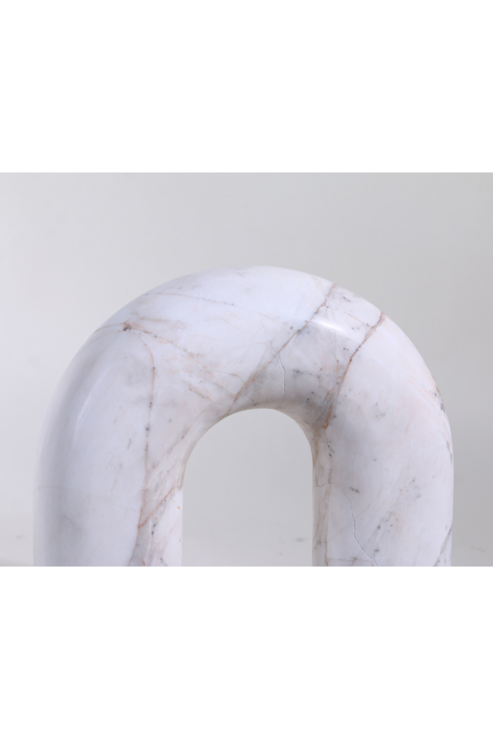 White Marble Curved Sculpture | Liang & Eimil Arc | Oroa.com