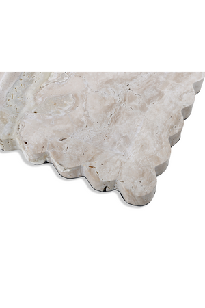 Beige Scalloped Tray | Liang & Eimil Aurelia | Oroa.com