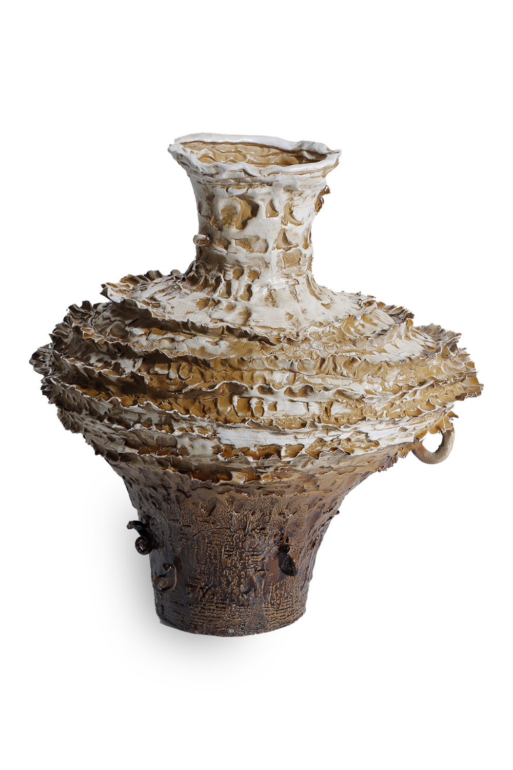 Brown Organic Textured Vase | Liang & Eimil Palmeria | Oroa.com