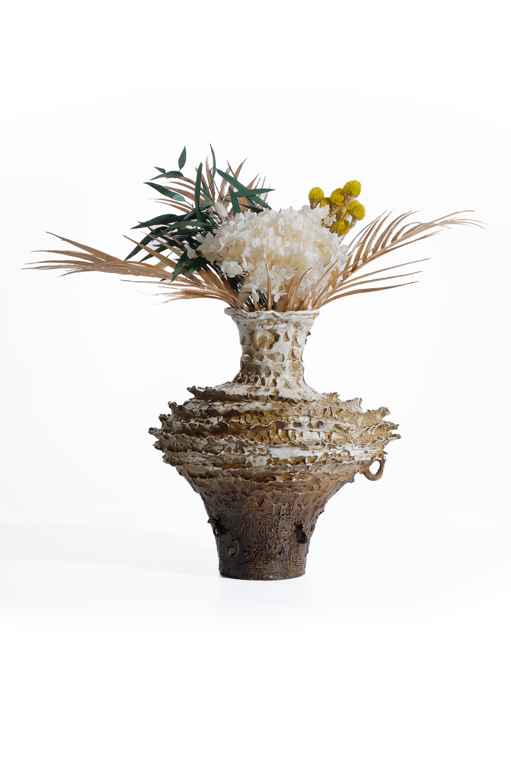Brown Organic Textured Vase | Liang & Eimil Palmeria | Oroa.com