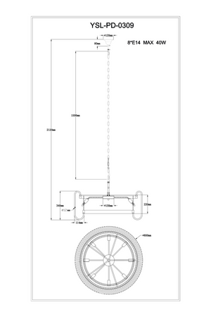 Glass Loops Pendant Lamp | Liang & Eimil Mist | Oroa.com