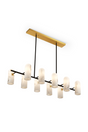 Alabaster Shades Linear Chandelier | Liang & Eimil Amatti | Oroa.com