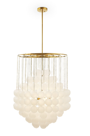 Frosted Glass Orbs Chandelier | Liang & Eimil Moon | Oroa.com
