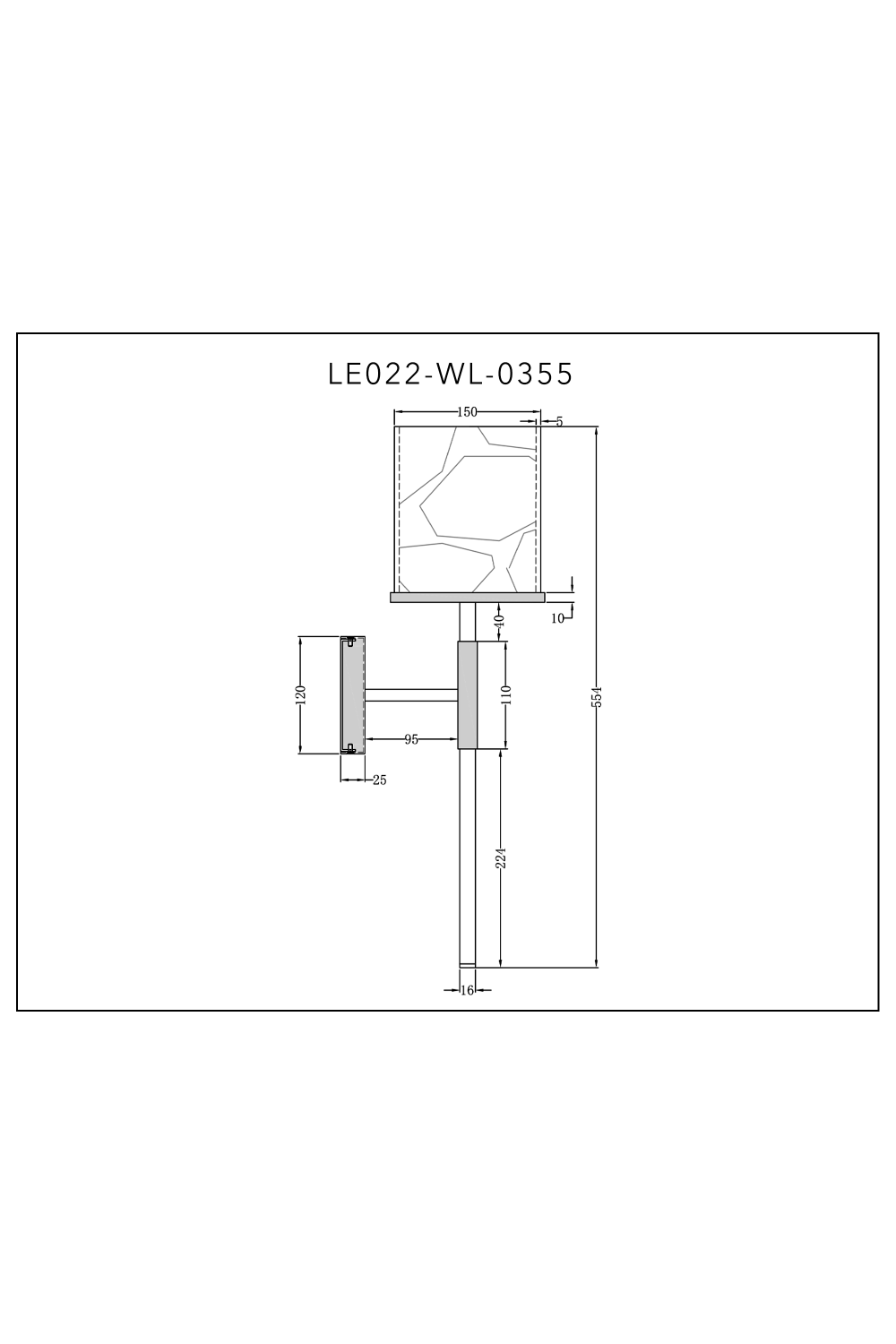 Alabaster Cylinder Wall Lamp | Liang & Eimil Callum | Oroa.com