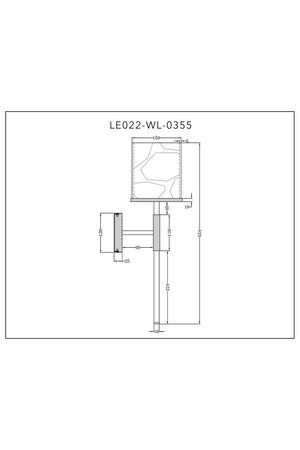 Alabaster Cylinder Wall Lamp | Liang & Eimil Callum | Oroa.com
