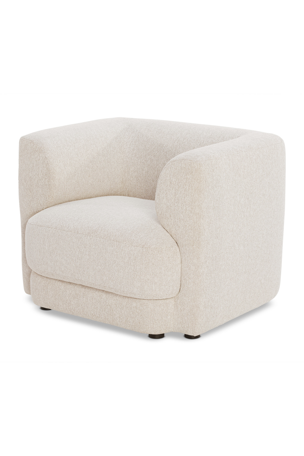 Bouclé Barrel Occasional Chair | Liang & Eimil Lexington | Oroa.com