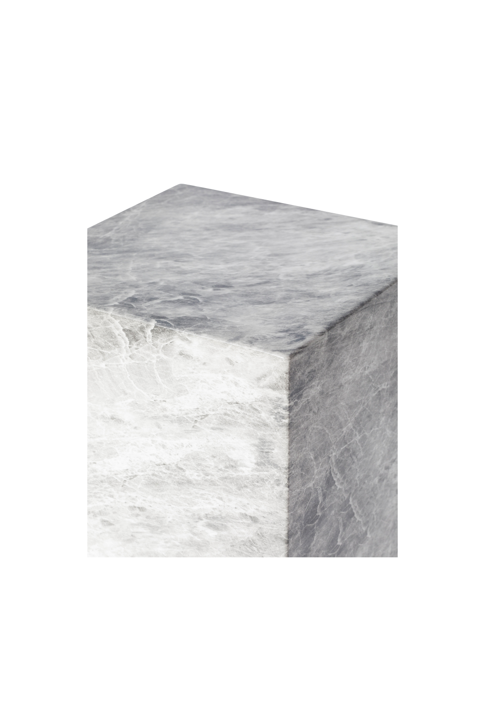 Gray Marble Pedestal | Liang & Eimil Long | Oroa.com