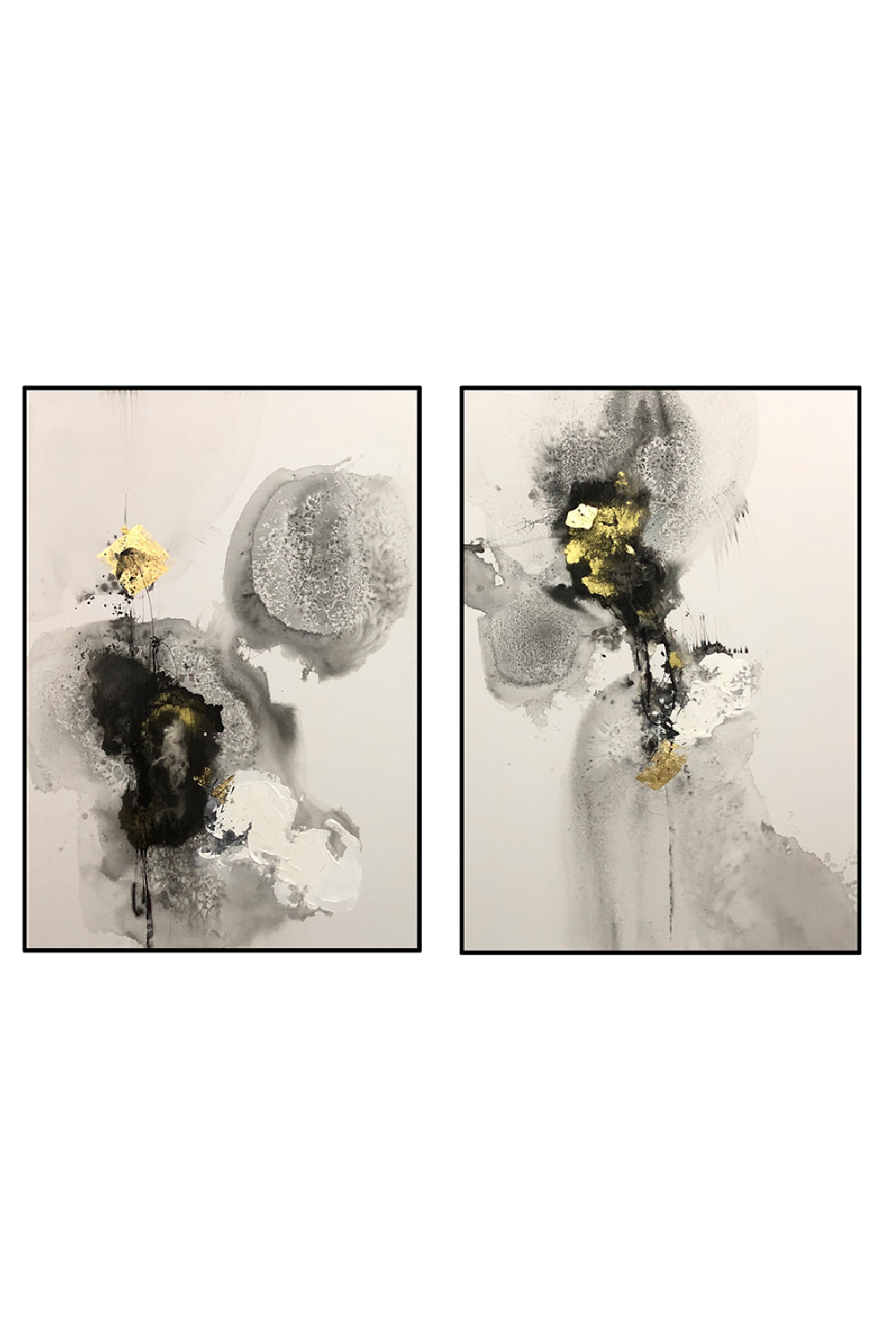 Abstract Silhouette Paintings (2) | Liang & Eimil Caravelle | OROA