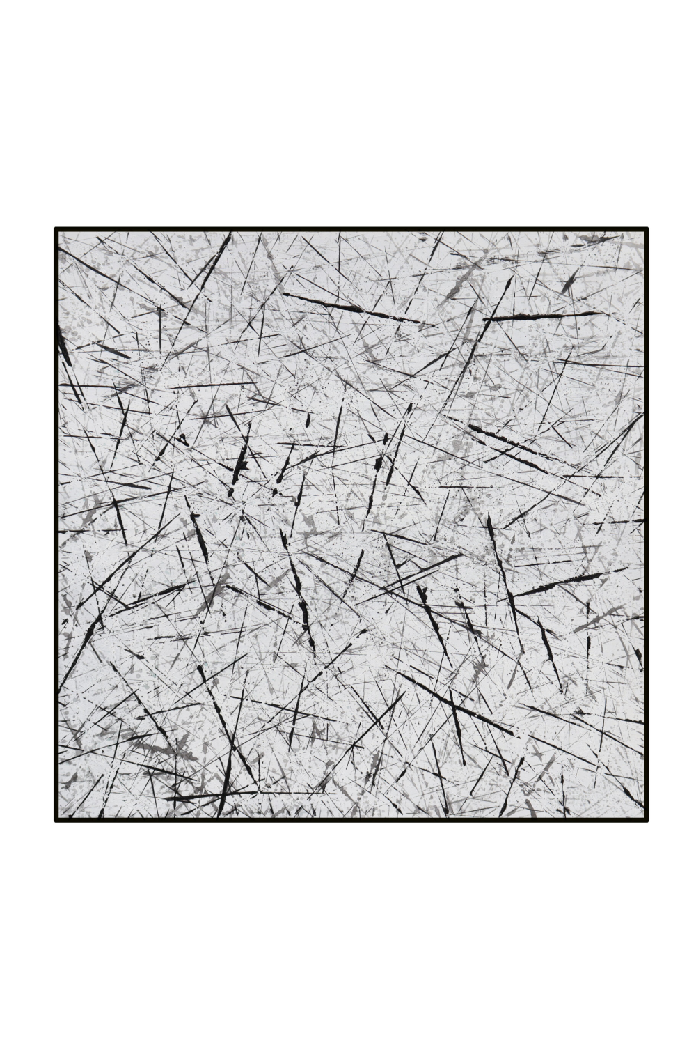 Gray Abstract Artwork | Liang & Eimil Dramatic Composition IV | OROA.com