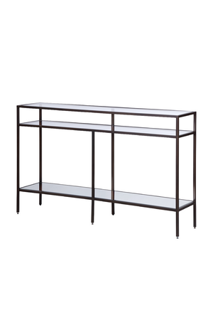 Metal Framed Glass Console Table | Liang & Eimil Oliver | Oroa.com