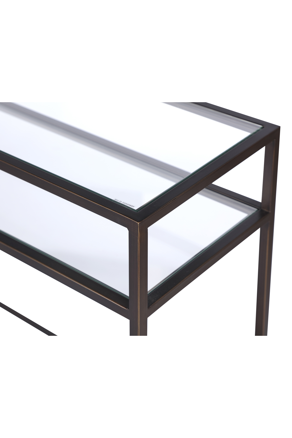 Metal Framed Glass Console Table | Liang & Eimil Oliver | Oroa.com
