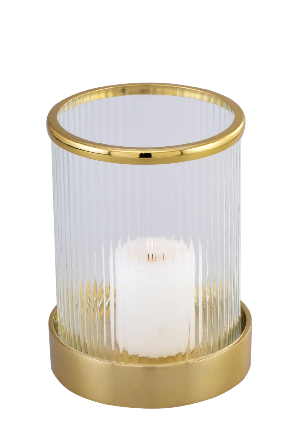 Glass Ridge Hurricane Candle Holder | Liang & Eimil Cylinder | Oroa.com