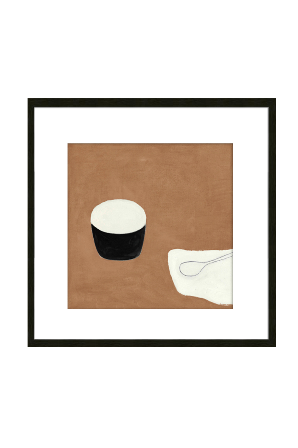 Black Framed Spoon & Bowl Painting | Liang & Eimil Dejeuner | Oroa.com