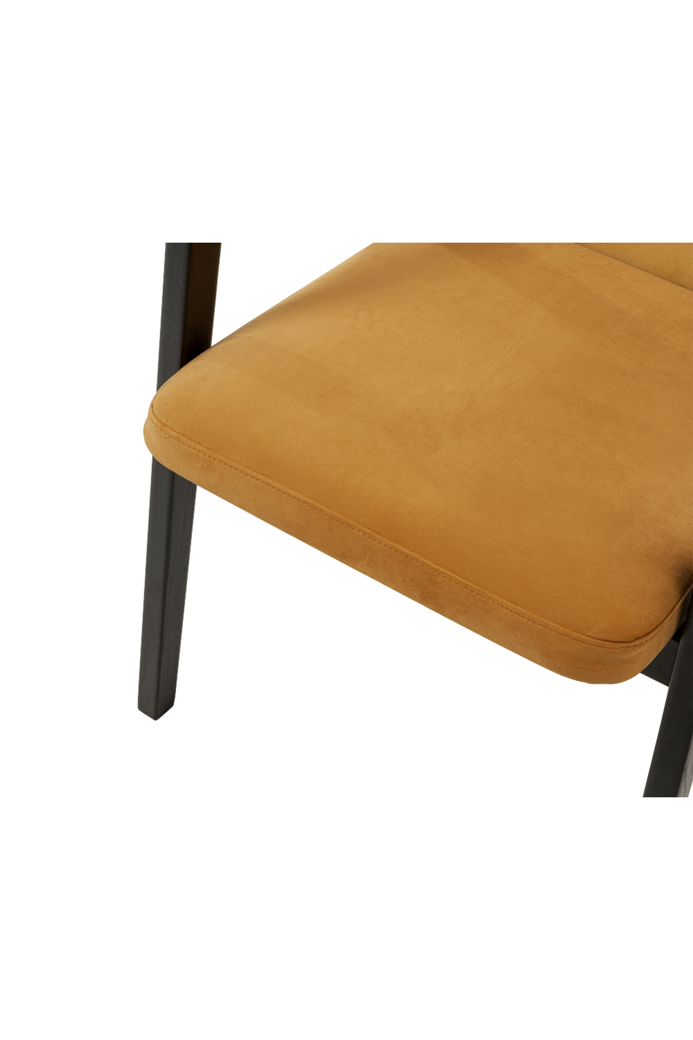 Brown Orange Velvet Dining Chair | Liang & Eimil Benson | Oroa.com