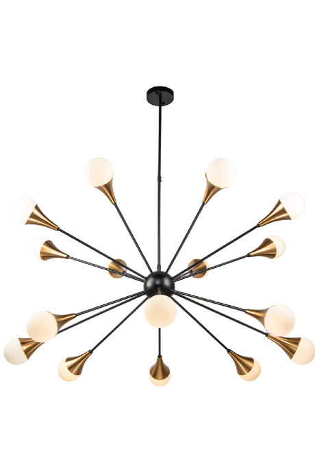 Matte Black Steel Chandelier | Liang and Eimil Gamma | OROA