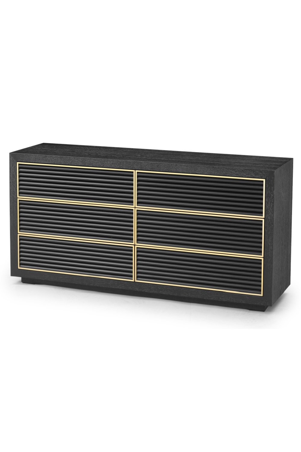 Black 6-Drawer Wood Dresser | Liang & Eimil Amara | Oroa.com